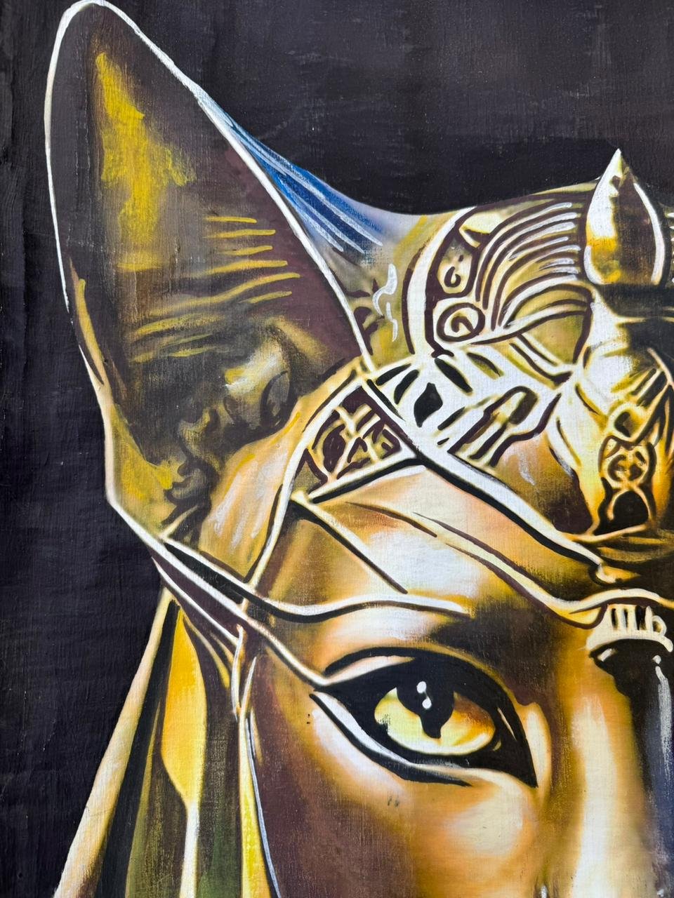 Golden Bastet Portrait