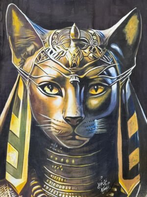 Golden Bastet Portrait