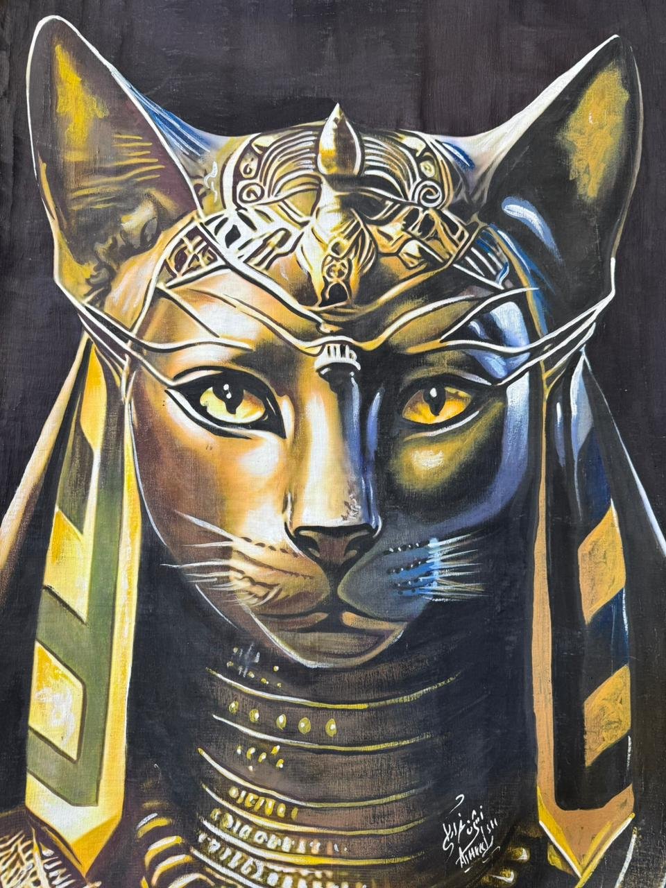 Golden Bastet Portrait