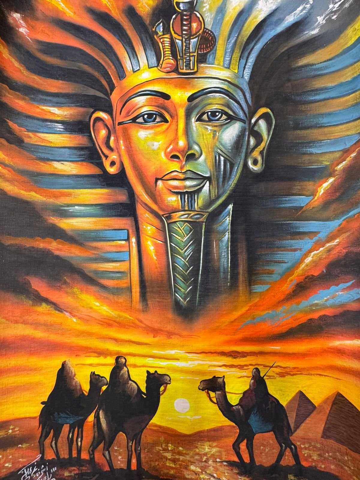 Pharaonic Desert Sunset