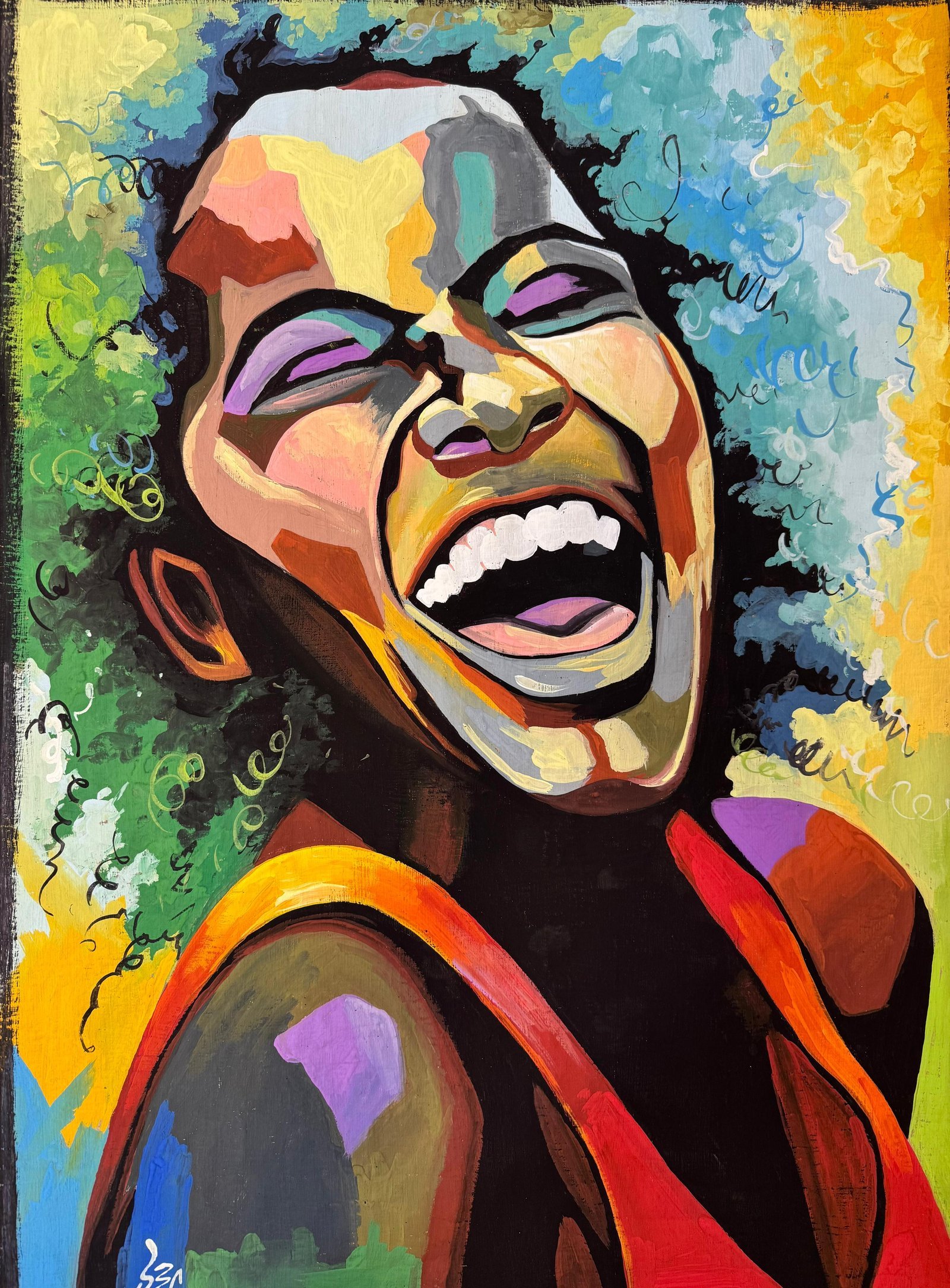 The colorful Laugh