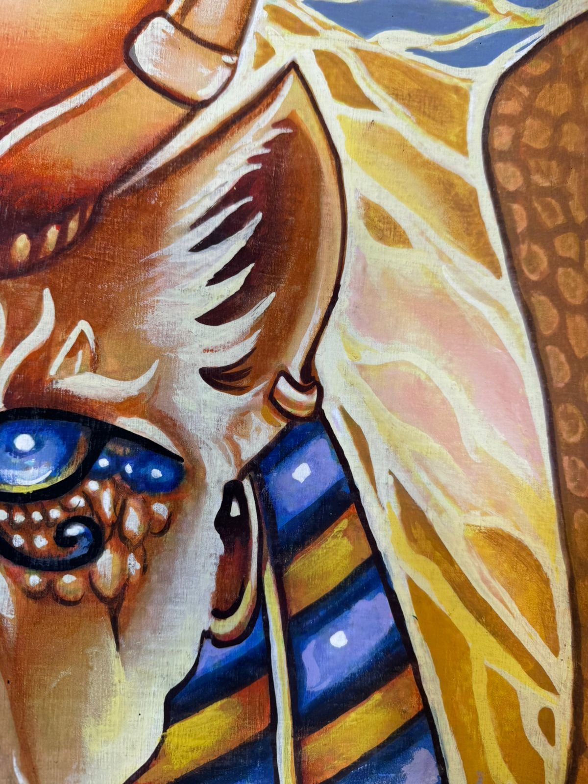 Carved Sekhmet Profile