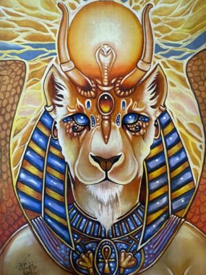 Carved Sekhmet Profile