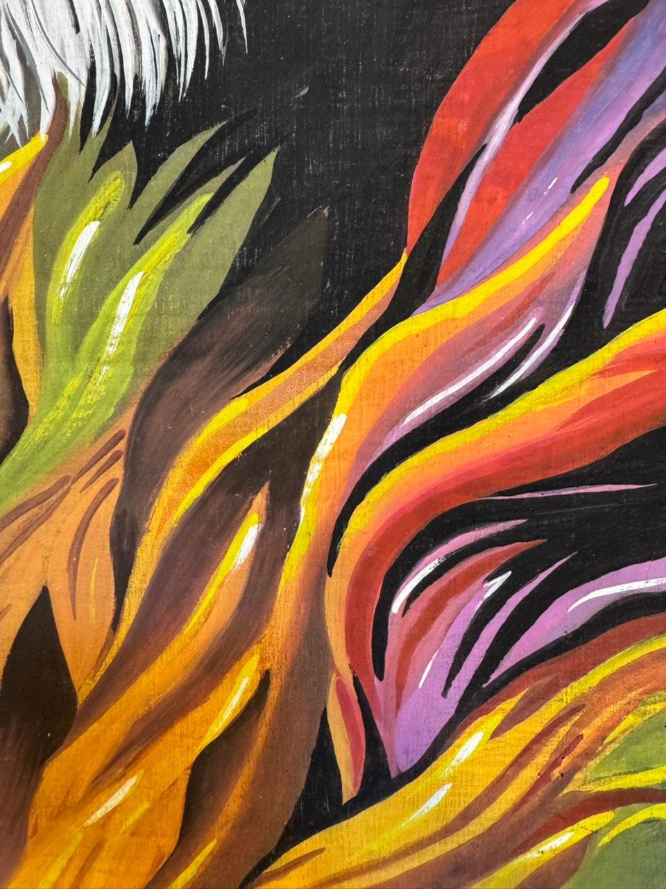 Glowing Lion Profile