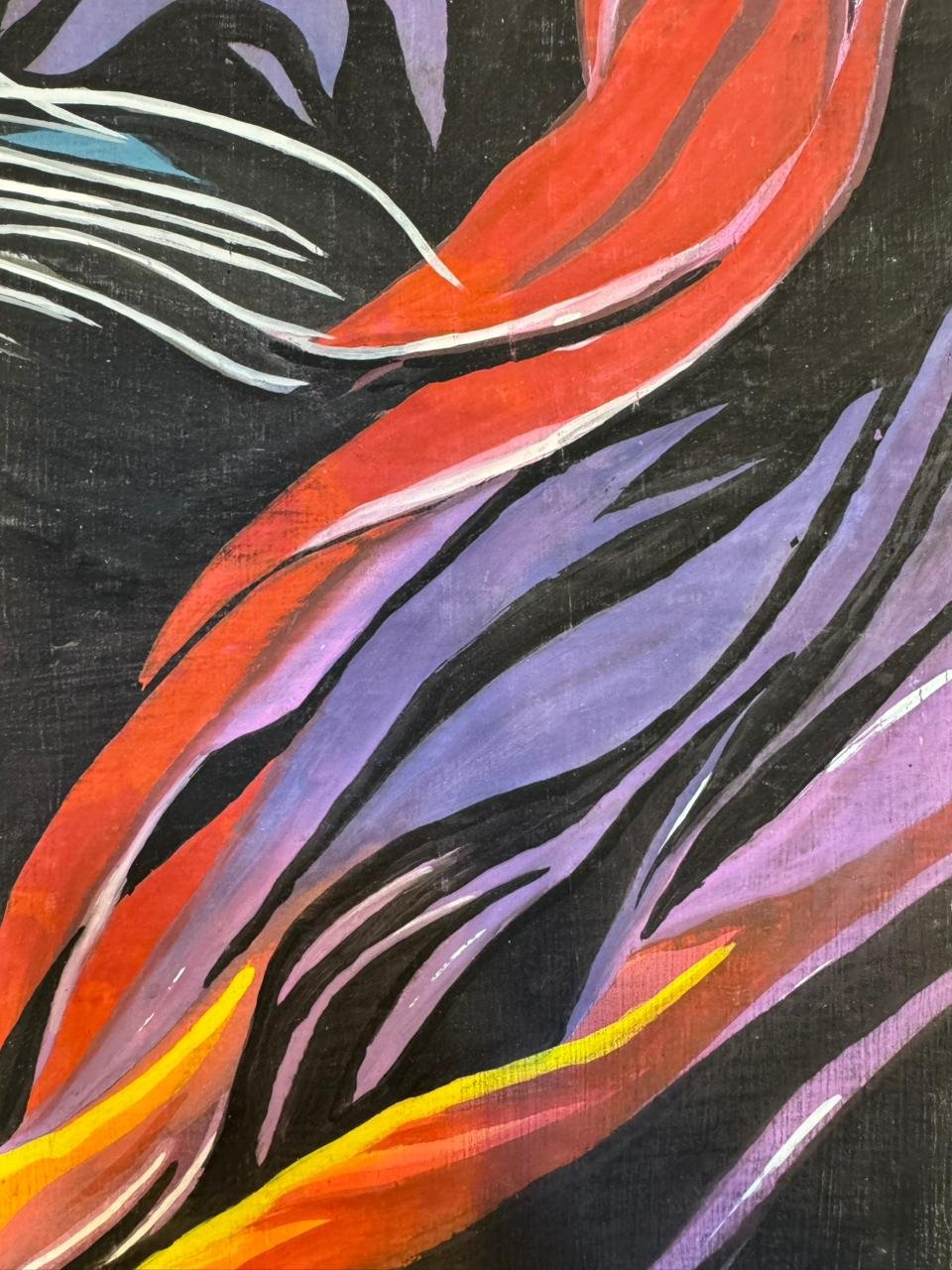 Glowing Lion Profile