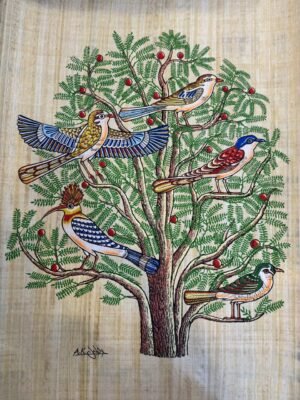 The Tree of Life with Vibrant Birds