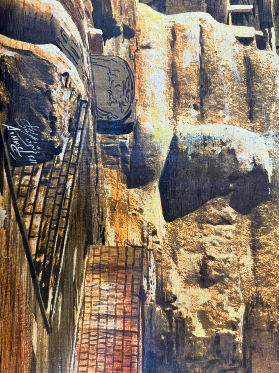 The Sphinx Under a Celestial Storm