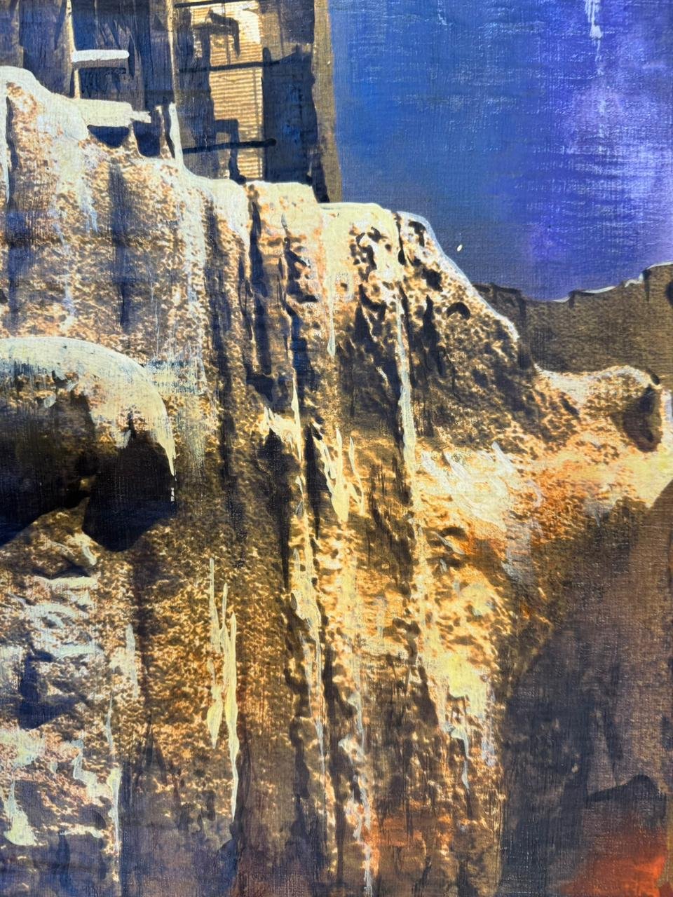 The Sphinx Under a Celestial Storm