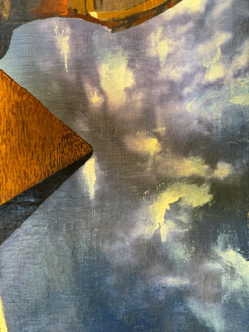 The Sphinx Under a Celestial Storm